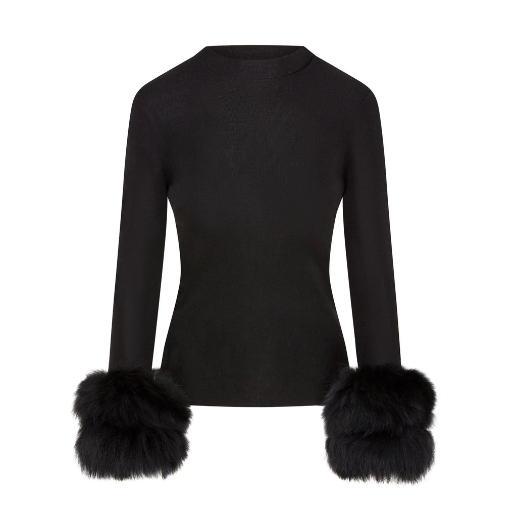 Elune Fur Trim Jumper