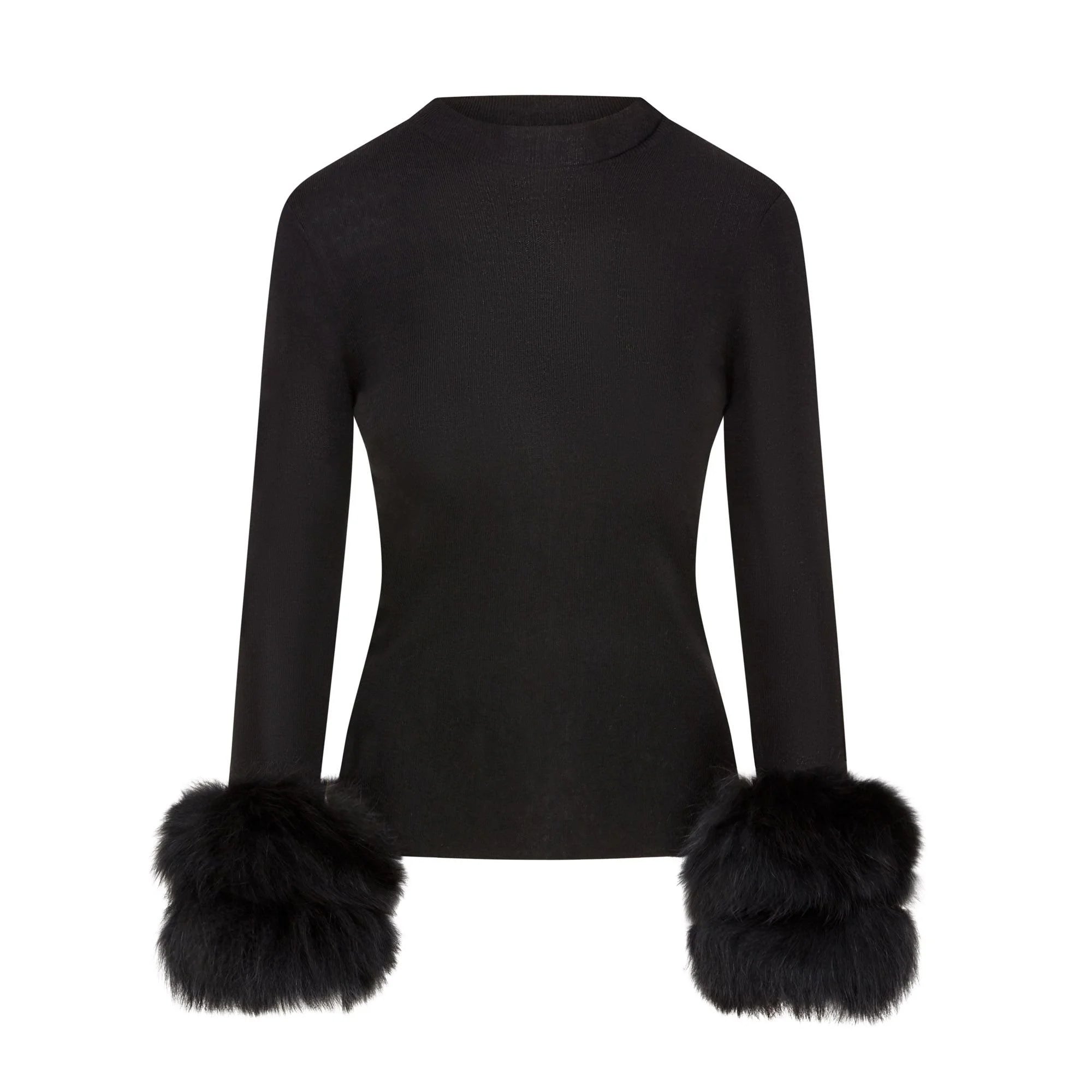 Elune Fur Trim Jumper