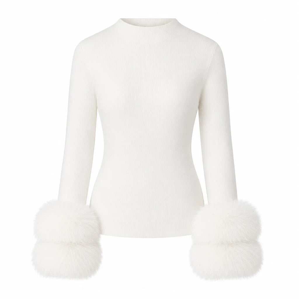 Elune Fur Trim Jumper