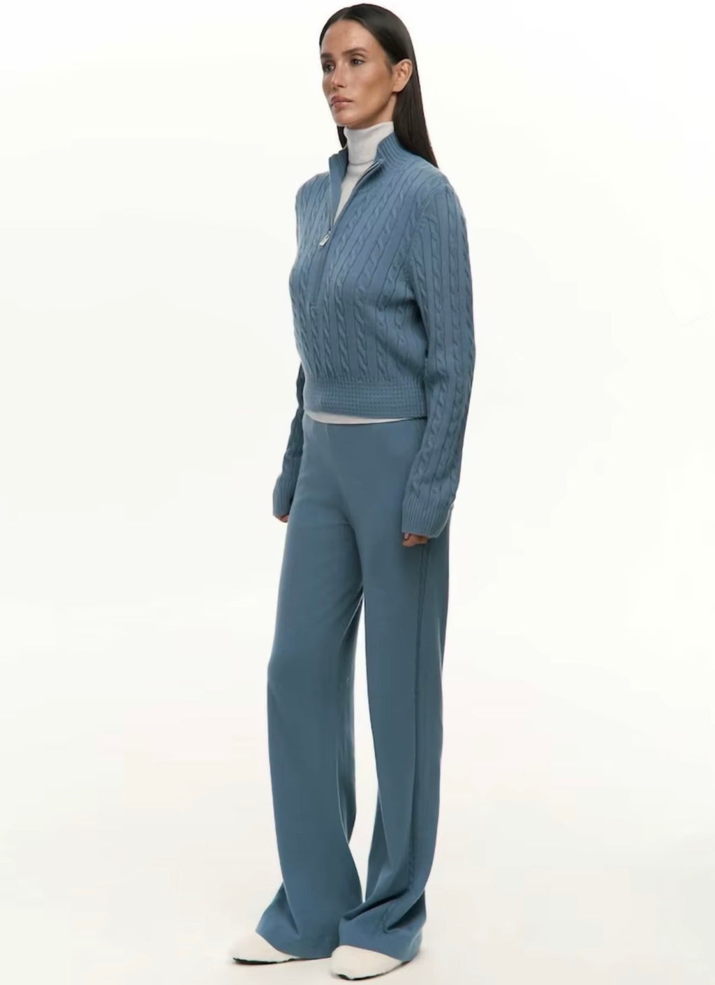 Ivory luxe knit set