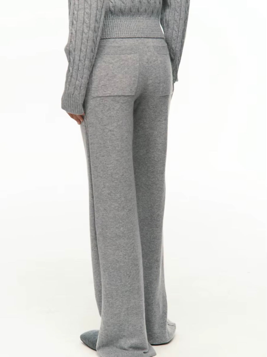 Ivory luxe knit set