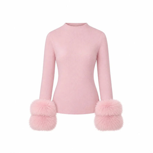 Elune Fur Trim Jumper