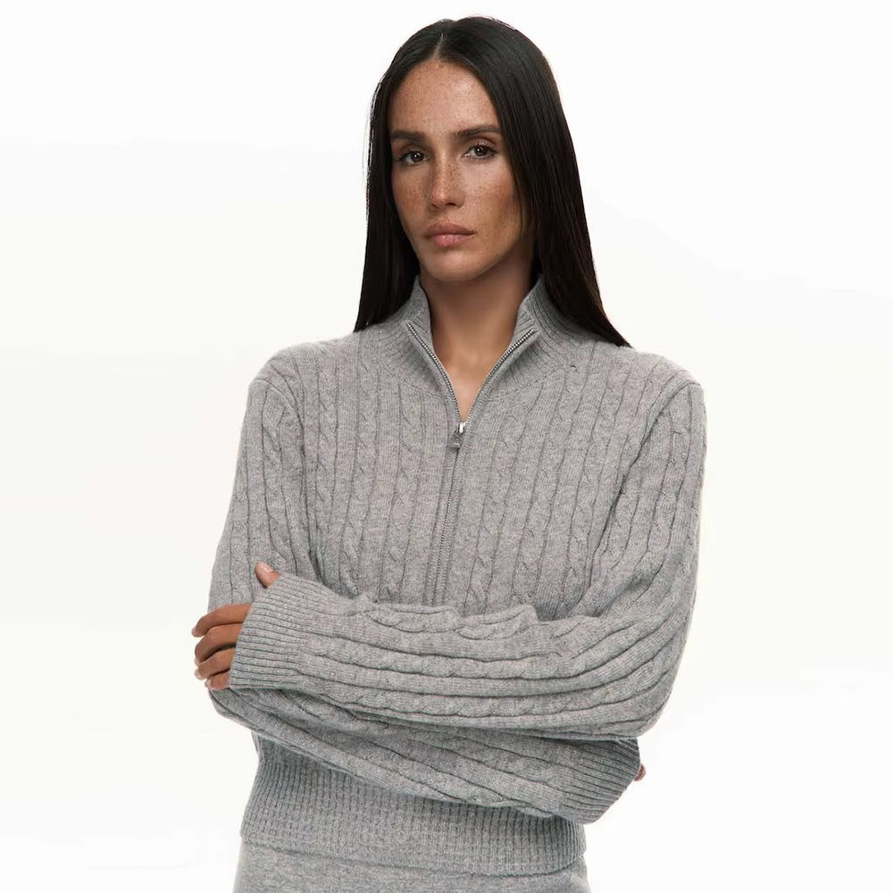Ivory luxe knit set