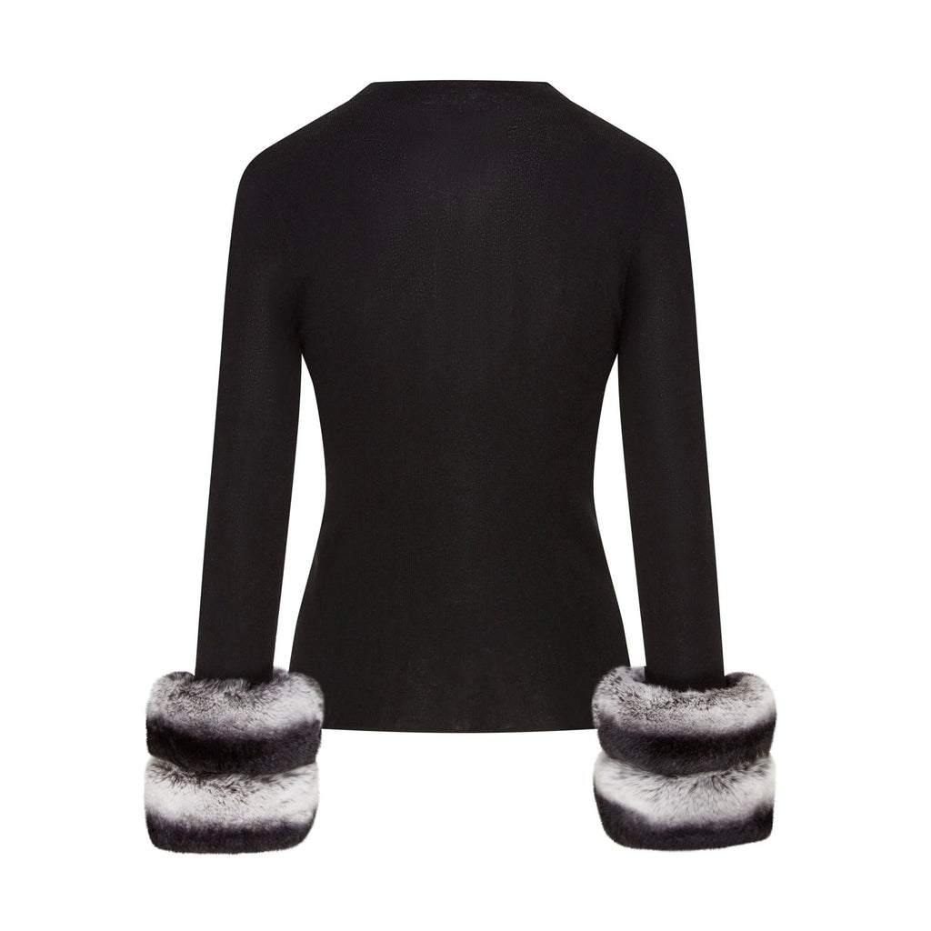 Elune Fur Trim Jumper